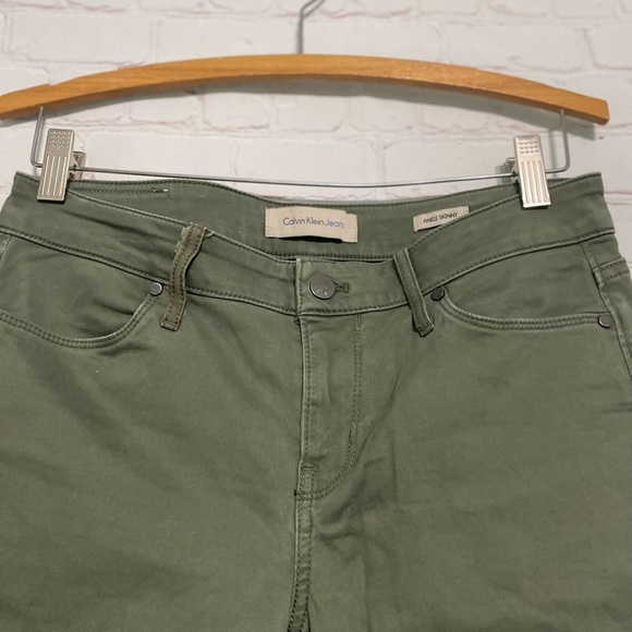 Calvin Klein Jeans ankle skinny- olive green - Picture 5 of 5